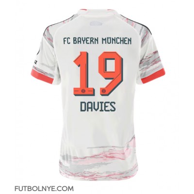Camiseta Bayern Munich Alphonso Davies #19 Visitante Equipación para mujer 2025-26 manga corta Camiseta Bayern Munich Alphonso Davies #19 Visitante Equipación para mujer 2025-26 manga corta